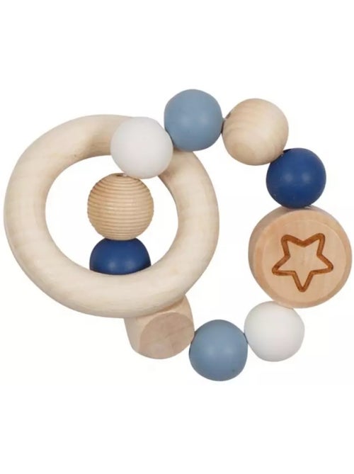 Hochet en bois et silicone - Kiabi