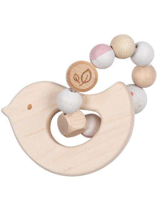 Hochet en bois flexible Oiseau - Kiabi