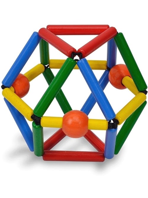 Hochet en bois Grabber Multicolore - Kiabi
