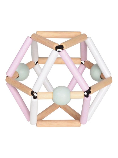 Hochet en bois Grabber Nordik Pink - Kiabi Hochet en bois Grabber Nordik Pink - Kiabi