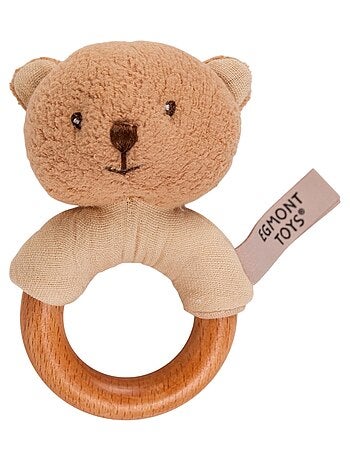Hochet en bois Marcel l'ours
