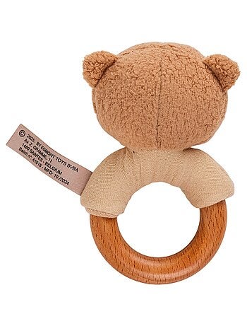 Hochet en bois Marcel l'ours