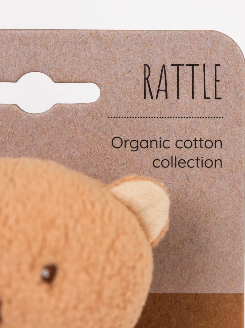 Hochet en bois Marcel l'ours Beige - Kiabi