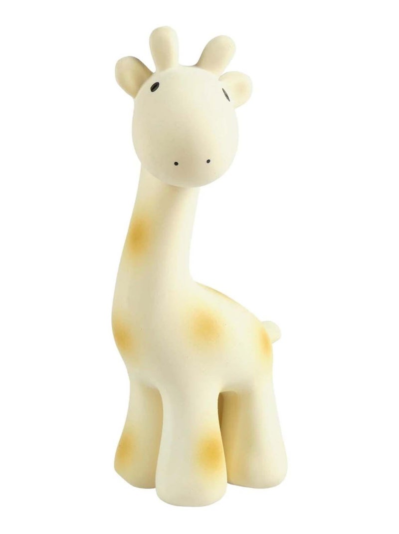 Hochet en caoutchouc naturel Safari Girafe Beige - Kiabi
