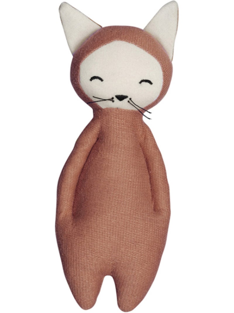 Hochet En Coton Bio Renard Argile (17 Cm) N/A - Kiabi