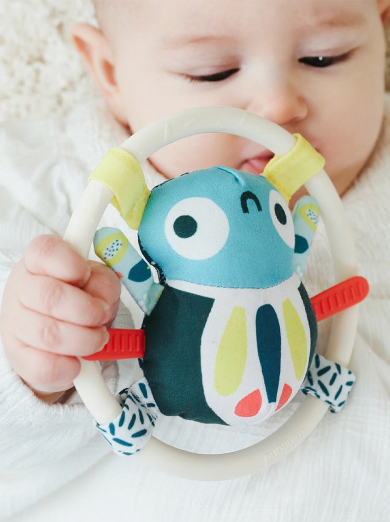 Hochet En Forme De Sympathique Araignée Pour Bébés Miniland Vert - Kiabi