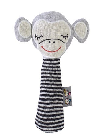 Hochet En Tricot De Coton, Singe - Kiabi