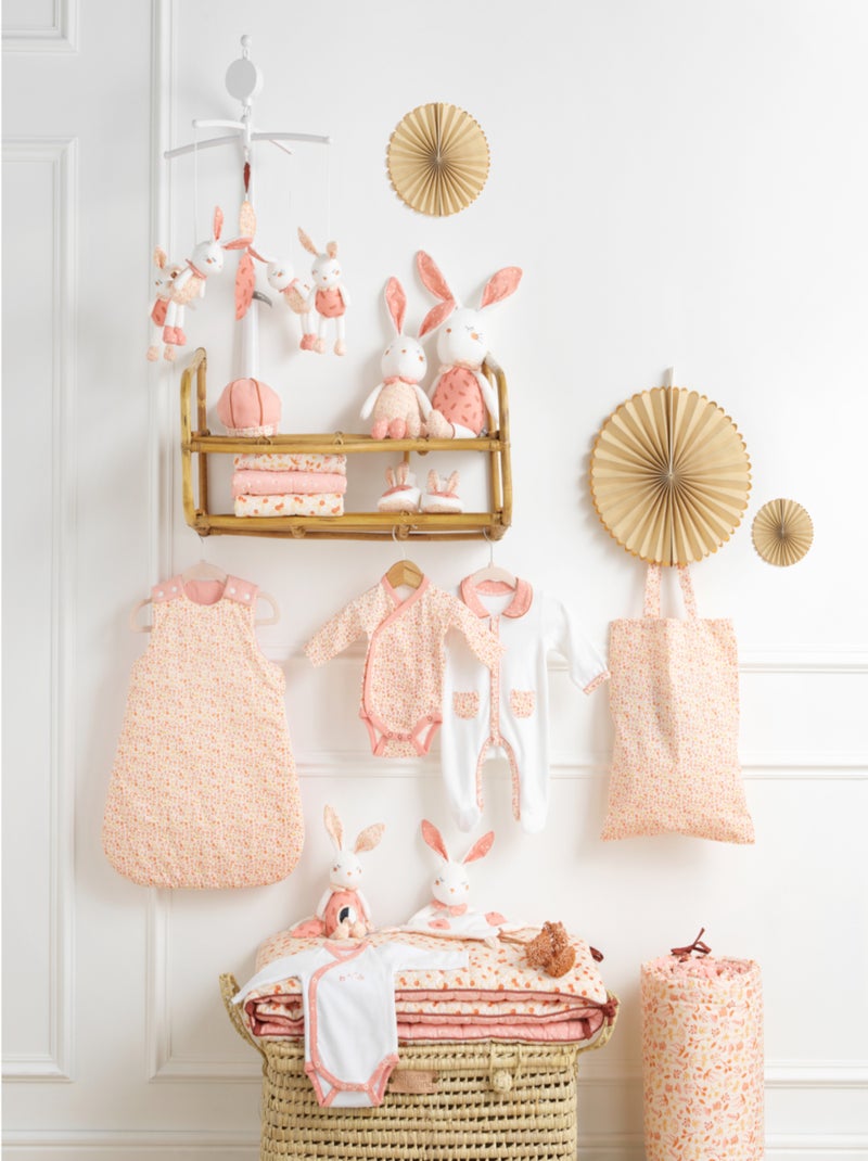 Hochet en velours - SAUTHON Rose - Kiabi