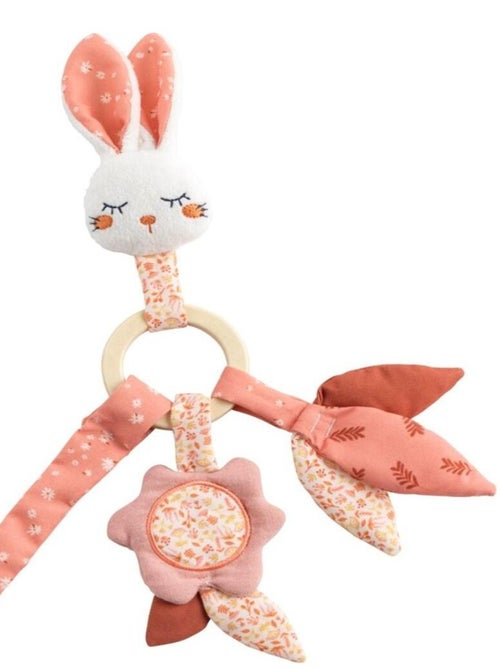 Hochet en velours rose - SAUTHON - Kiabi