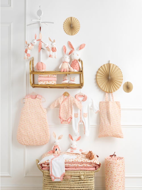 Hochet en velours rose - SAUTHON - Kiabi