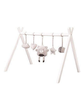 Hochet et jouets à suspendre à l'arche d'éveil - Lot de 5 pièces 'Roba lil cuties'