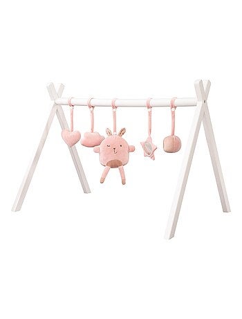 Hochet et jouets à suspendre à l'arche d'éveil - Lot de 5 pièces 'Roba lil cuties'