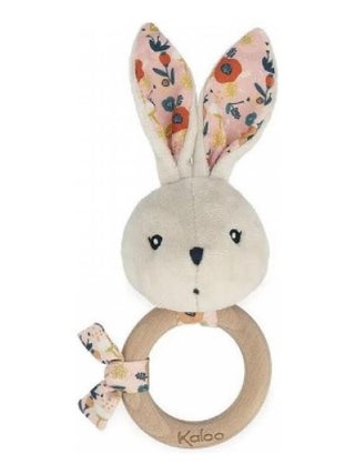 Hochet lapin coquelicot K'doux (12 cm)