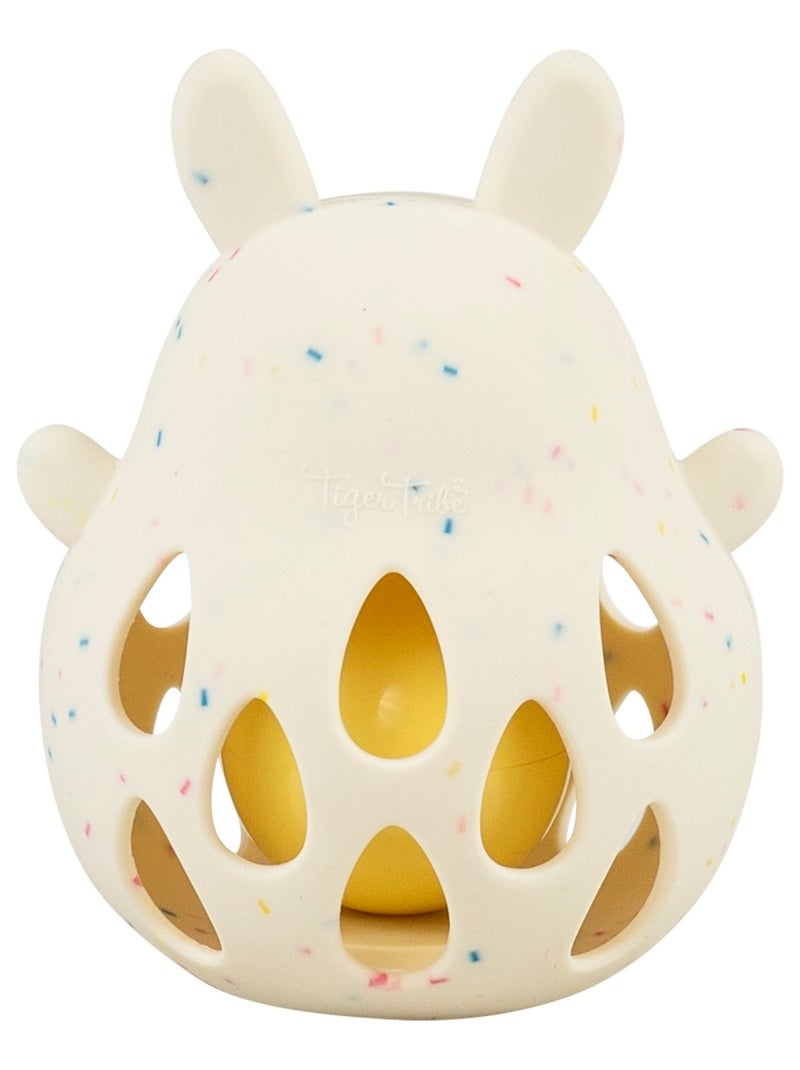 Hochet lapin en silicone Beige - Kiabi