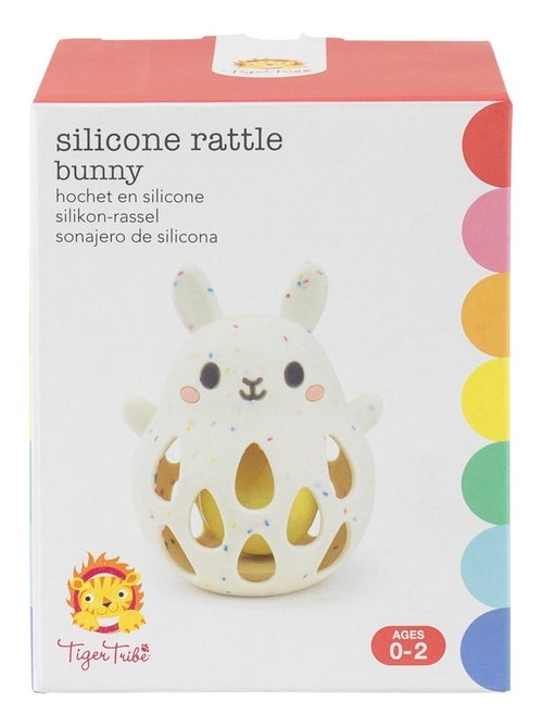 Hochet lapin en silicone - Kiabi