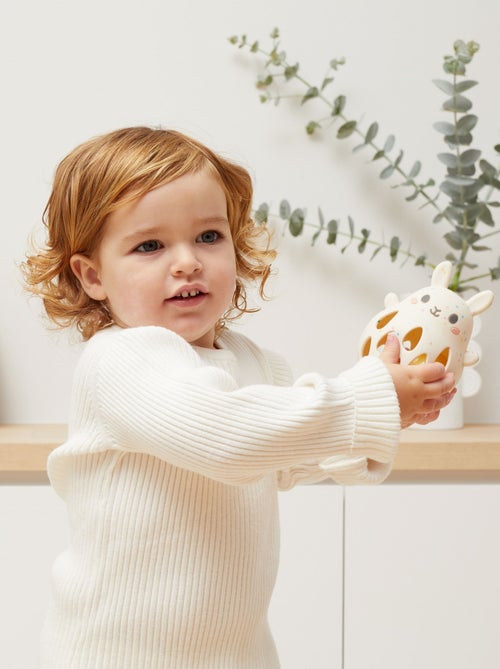 Hochet lapin en silicone - Kiabi