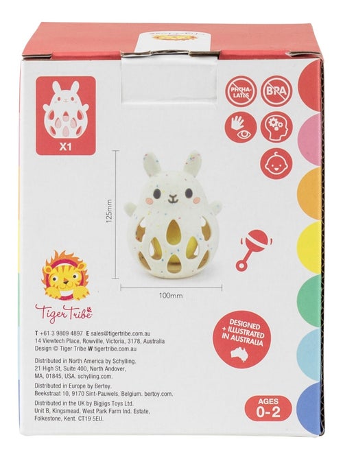 Hochet lapin en silicone - Kiabi