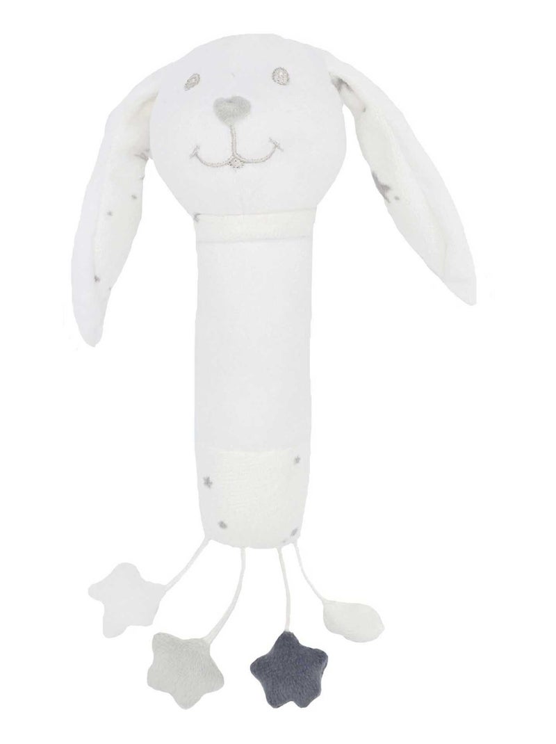 Hochet lapin Martin et ses copains (21 cm) Blanc - Kiabi