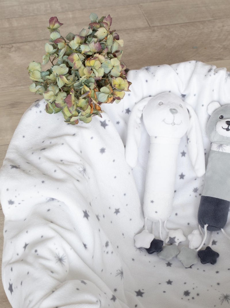 Hochet lapin Martin et ses copains (21 cm) Blanc - Kiabi