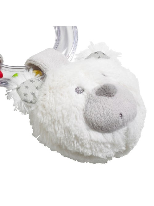 Hochet Ours en velours gris - SAUTHON - Kiabi