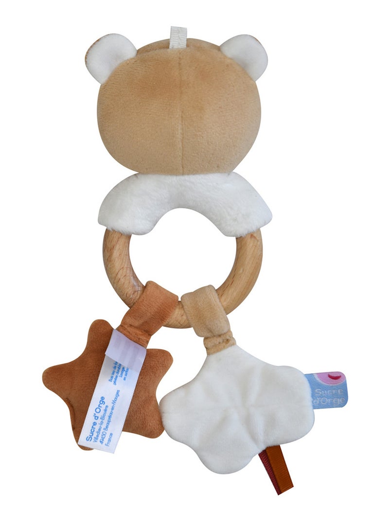 HOCHET OURS VELOURS DOUX Marron - Kiabi