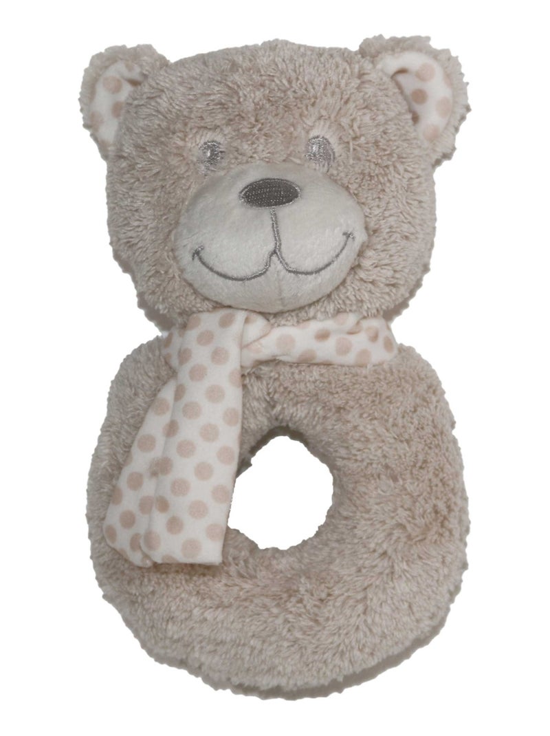 Hochet ourson Beige - Kiabi