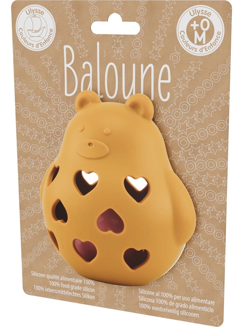 Hochet ourson en silicone Jaune - Kiabi