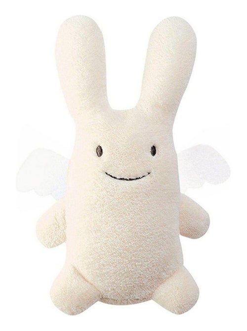 Hochet Peluche Ange Lapin Ivoire (20 Cm) - Kiabi