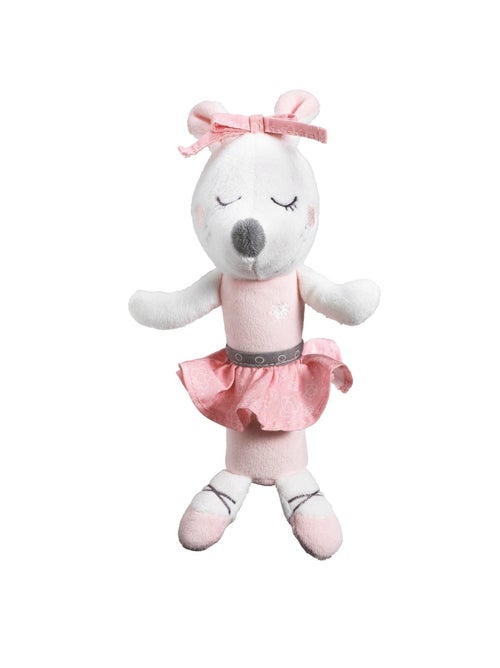 Hochet Petite souris danseuse étoile en velours Rose - SAUTHON - Kiabi