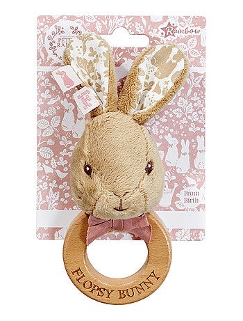 Hochet Pierre Lapin Flopsy Collection Signature