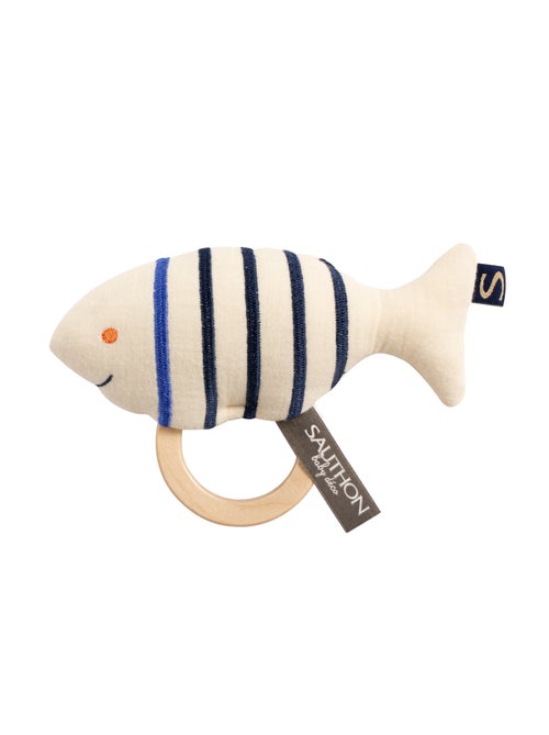 Hochet poisson avec anneau en bois - SAUTHON - Kiabi