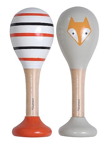 hochet renard et rayures