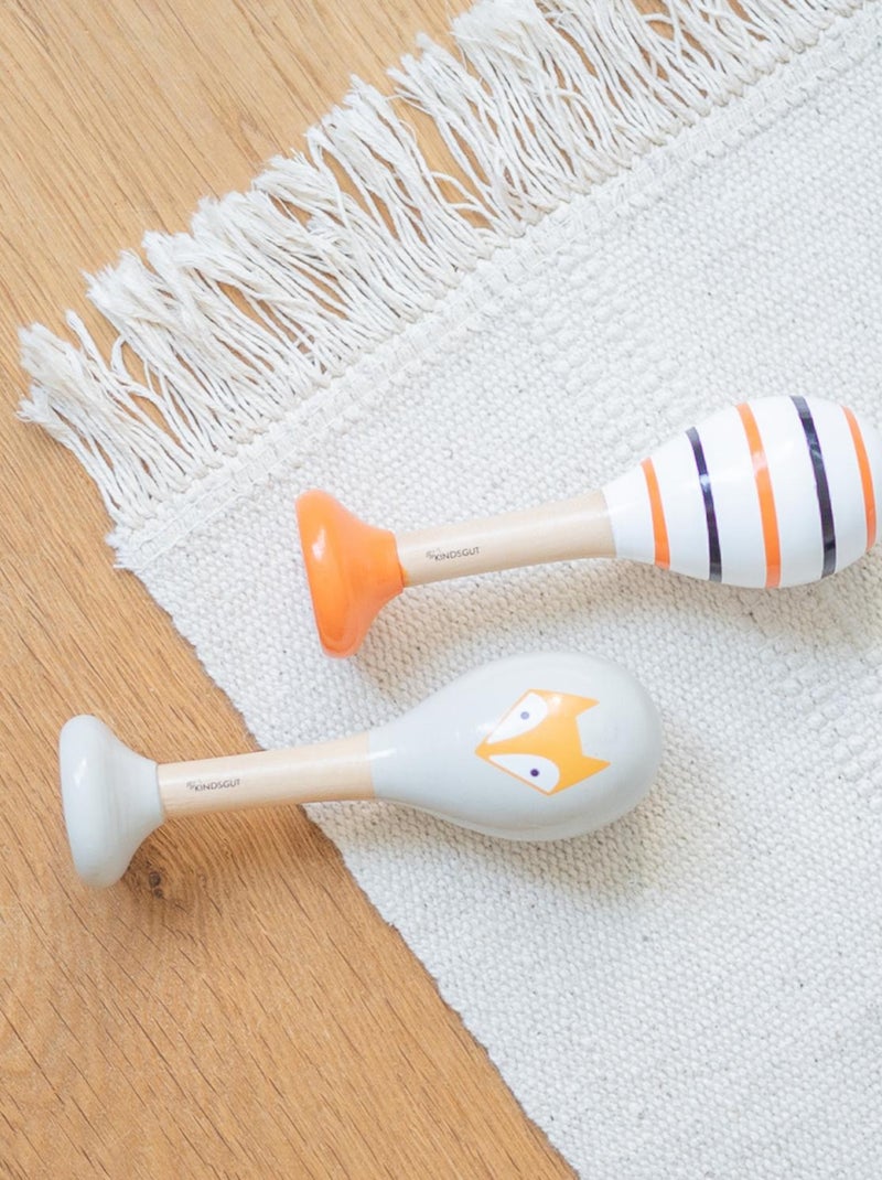 hochet renard et rayures N/A - Kiabi