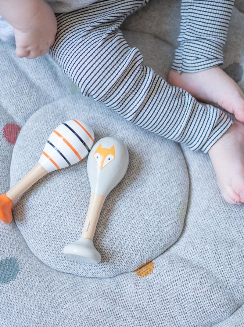 hochet renard et rayures N/A - Kiabi