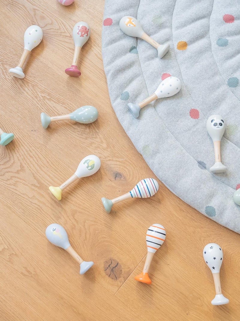 hochet renard et rayures N/A - Kiabi