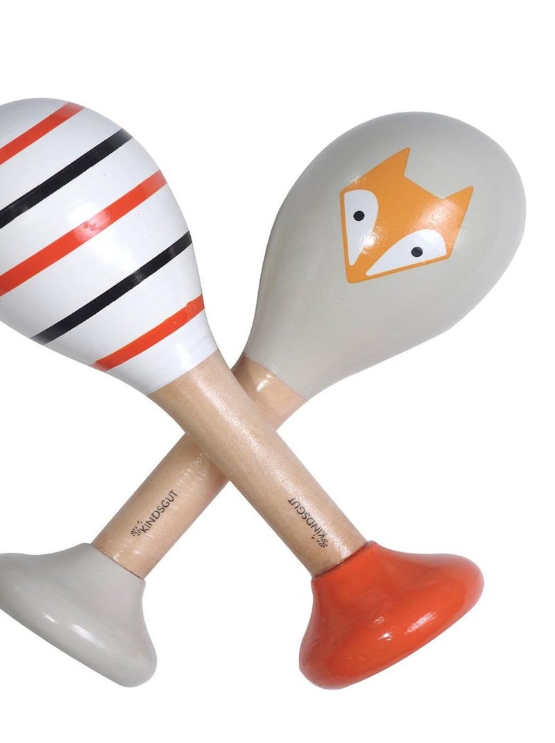 hochet renard et rayures N/A - Kiabi