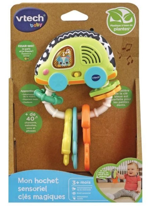 Hochet sensoriel clés magiques vtech baby en bioplastique - Kiabi Hochet sensoriel clés magiques vtech baby en bioplastique - Kiabi