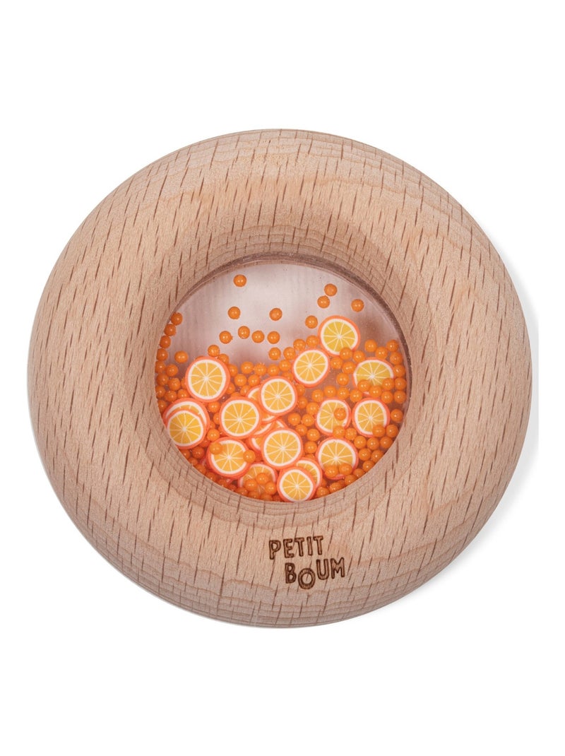 Hochet sensoriel Donut, Fruits Petit Boum Orange - Kiabi