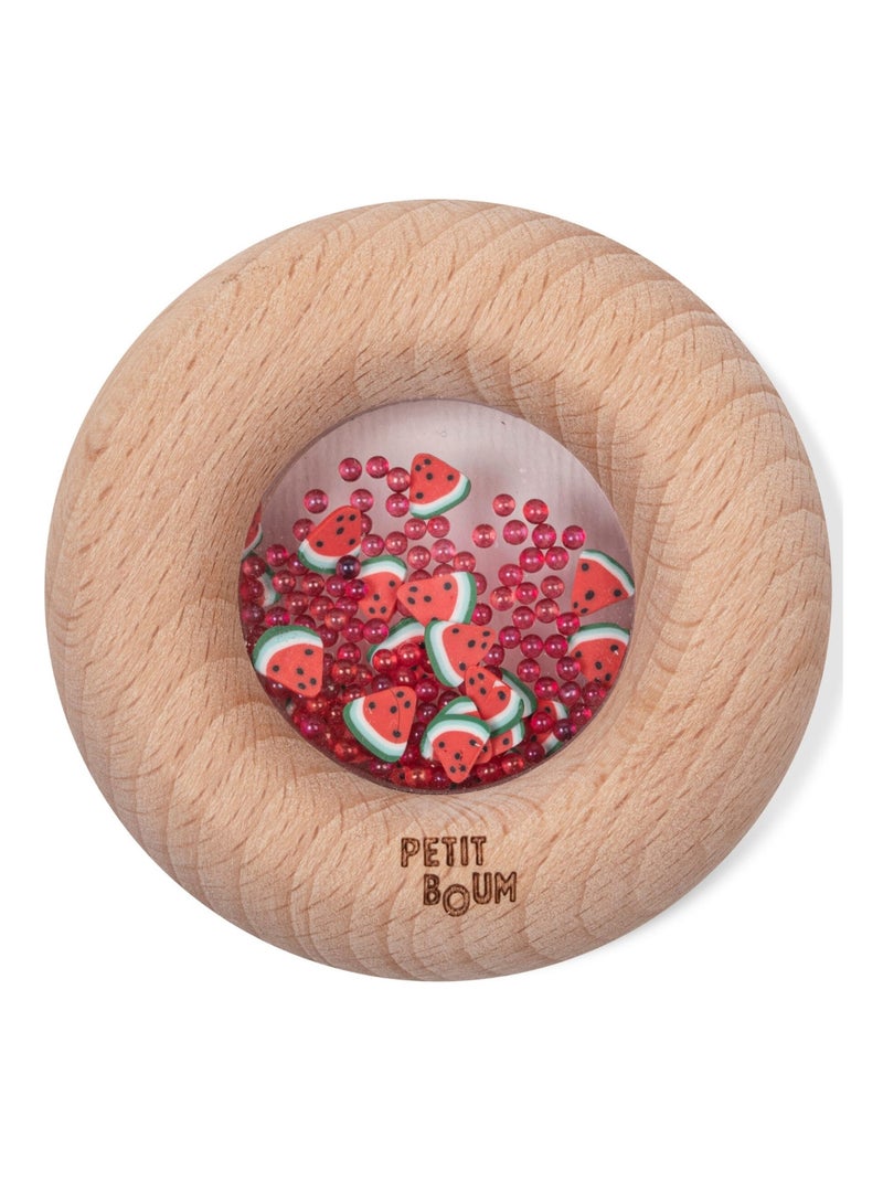 Hochet sensoriel Donut, Fruits Petit Boum Rouge tomate - Kiabi