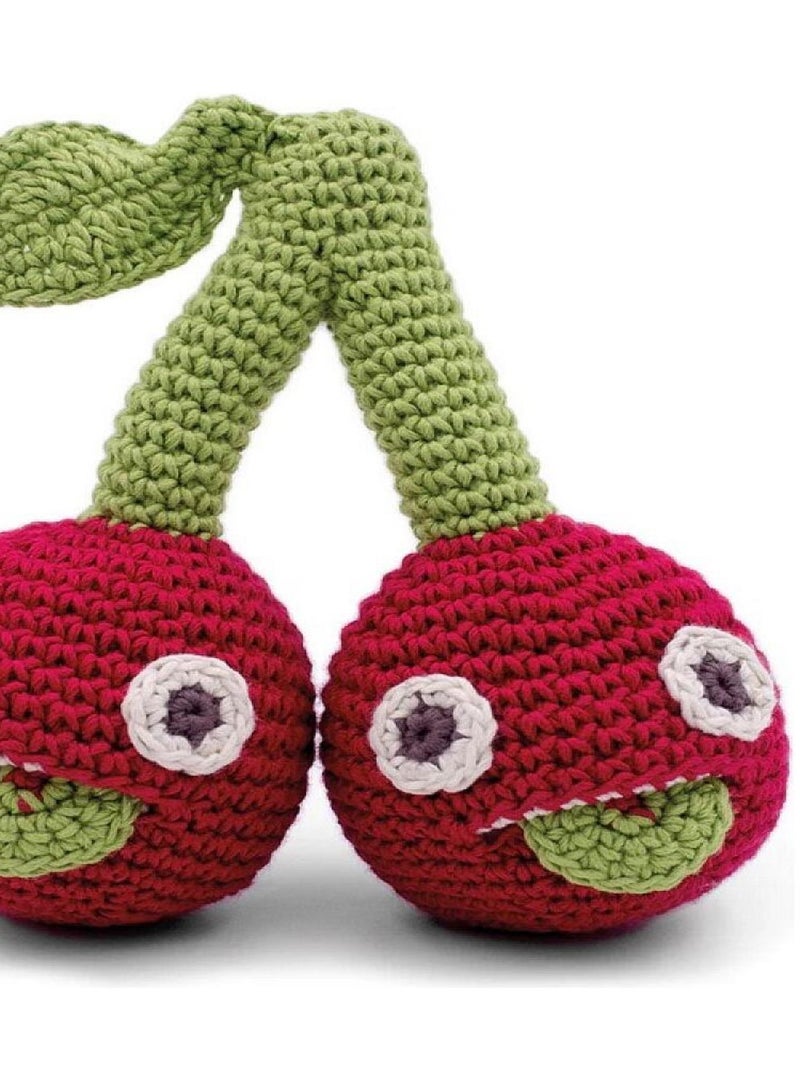Hochet soeurs Cerise coton BIO N/A - Kiabi