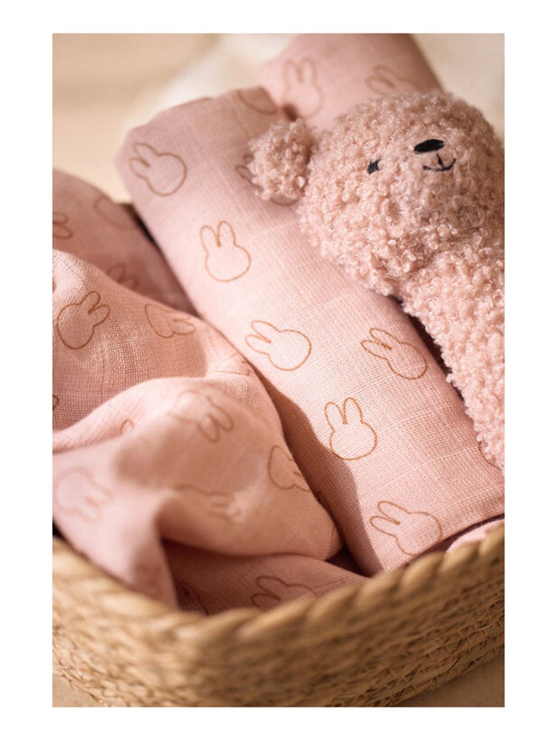 Hochet Teddy Bear Jollein Rose - Kiabi