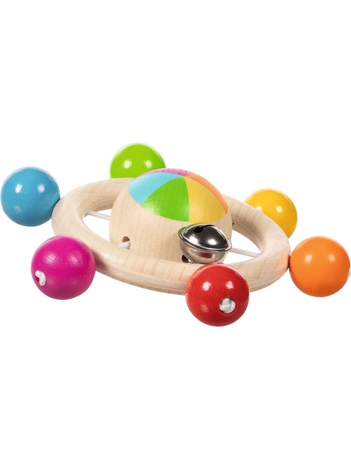 Hochet toupie de perles arc-en-ciel - Kiabi