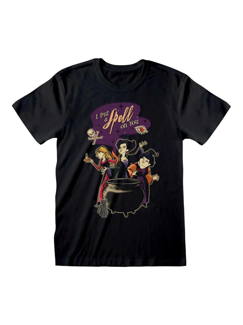 Hocus Pocus - T-shirt SPELL ON YOU Noir - Kiabi