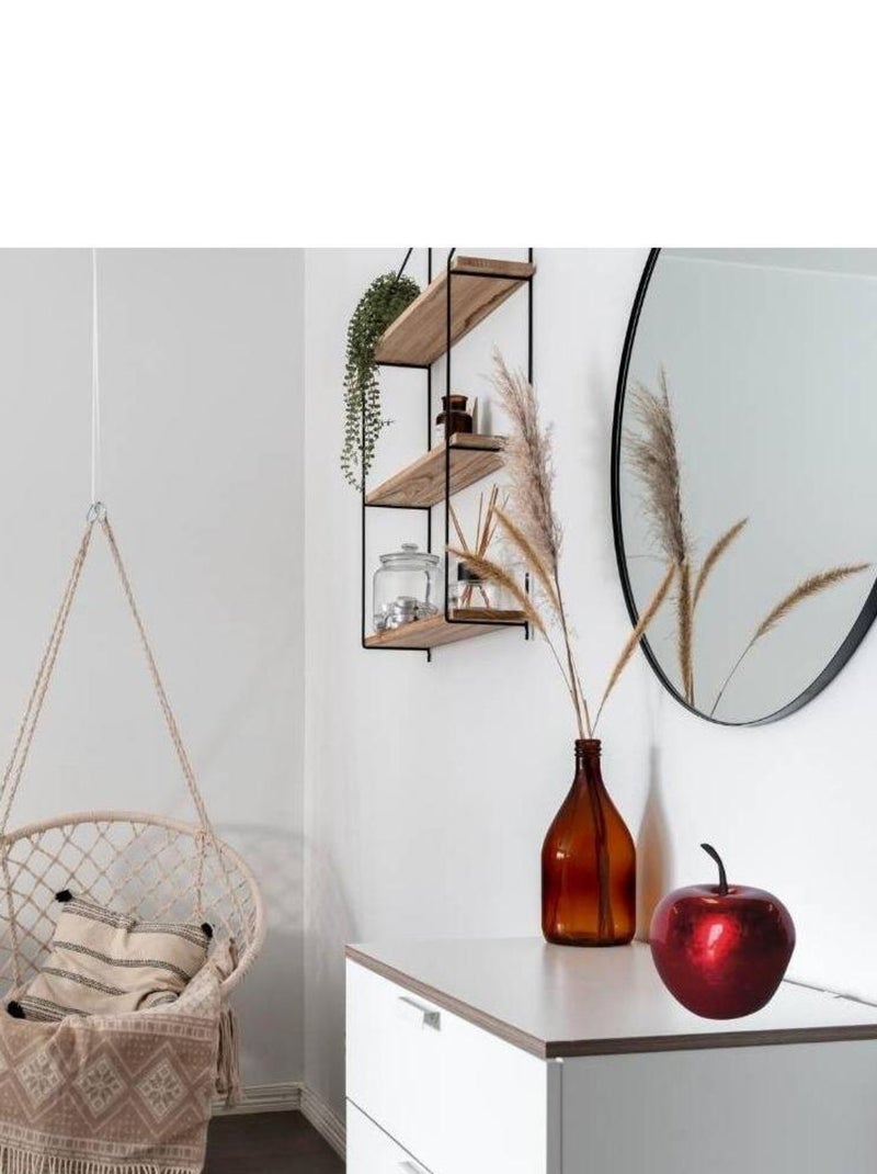 HOMEA - Pomme décorative design Rouge  Ø16 Rouge - Kiabi