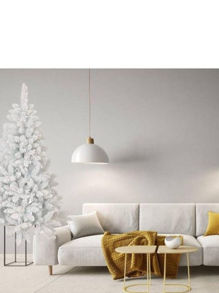 HOMEA - Sapin de Noël artificiel Floque - Luxe neige H180