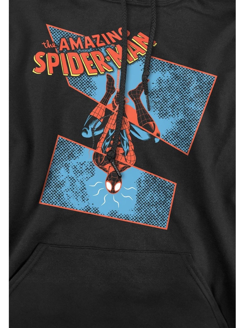 Homme araignée - Sweat à capuche SPIDEY SENSES TINGLING Noir - Kiabi