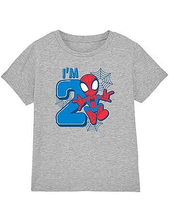 Homme araignée - T-shirt 2ème anniversaire CUTE SPIDEY