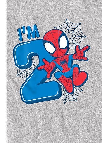 Homme araignée - T-shirt 2ème anniversaire CUTE SPIDEY
