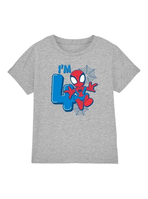 Homme araignée - T-shirt 4ème anniversaire CUTE SPIDEY - Kiabi