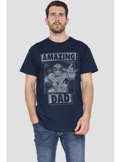 Homme araignée - T-shirt AMAZING DAD - Kiabi
